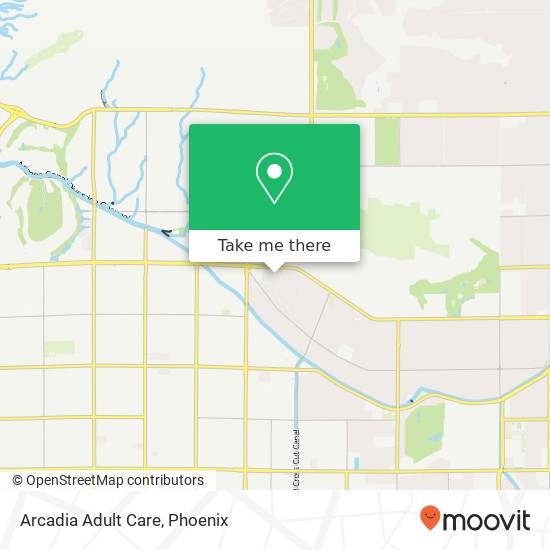 Arcadia Adult Care map