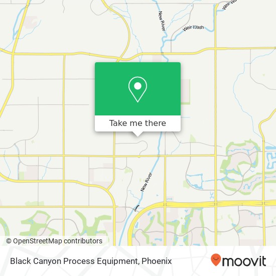 Black Canyon Process Equipment map