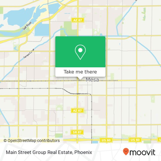 Main Street Group Real Estate map