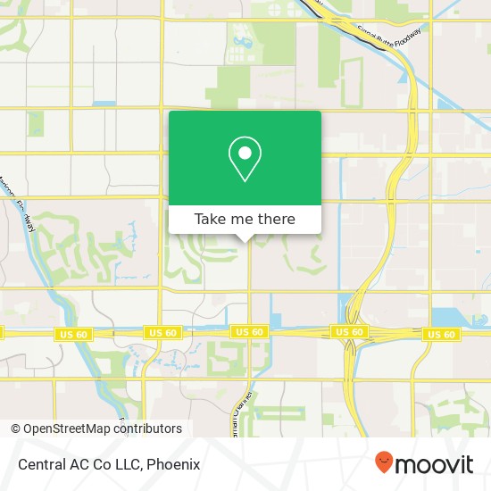 Mapa de Central AC Co LLC