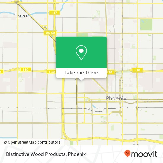 Distinctive Wood Products map