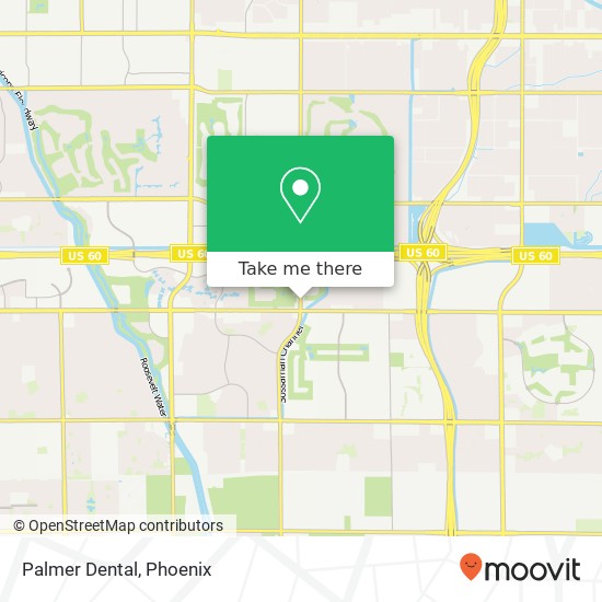 Palmer Dental map