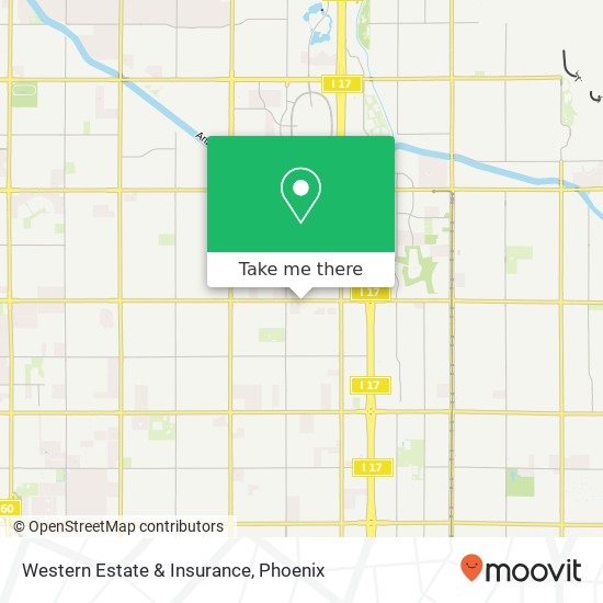 Western Estate & Insurance map