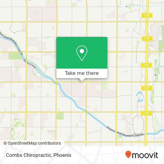 Combs Chiropractic map