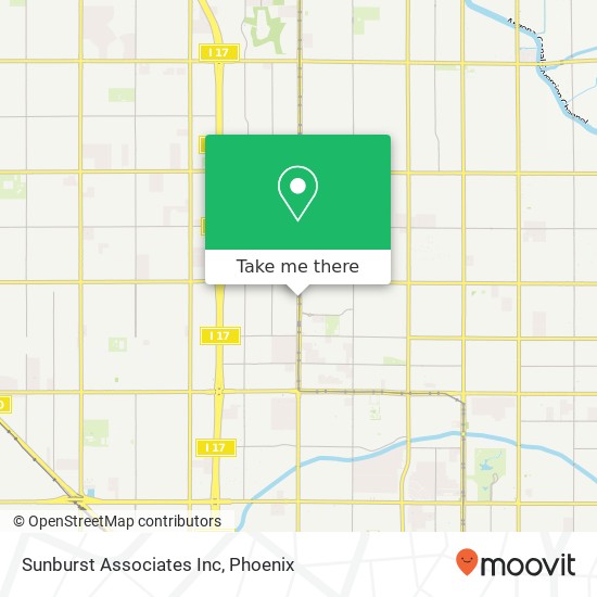 Sunburst Associates Inc map