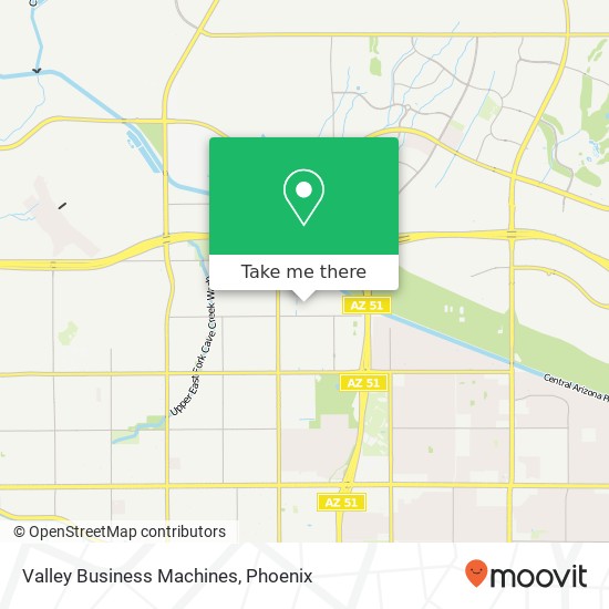 Valley Business Machines map