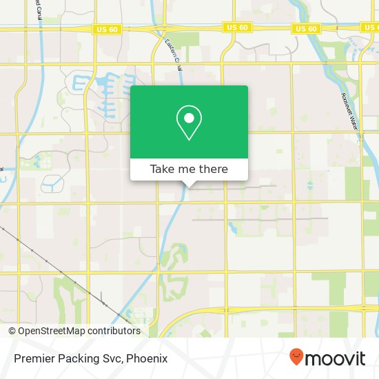 Premier Packing Svc map