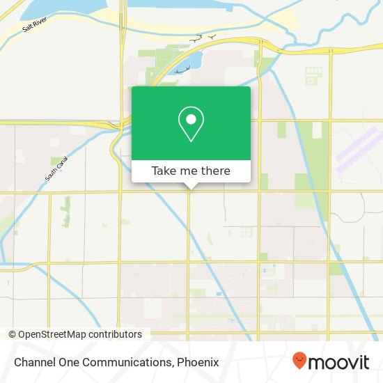 Mapa de Channel One Communications