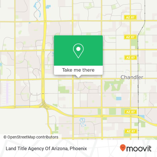 Mapa de Land Title Agency Of Arizona