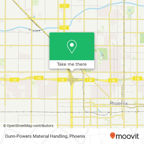 Dunn-Powers Material Handling map