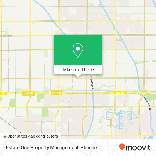 Estate One Property Management map