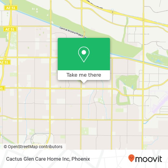 Cactus Glen Care Home Inc map