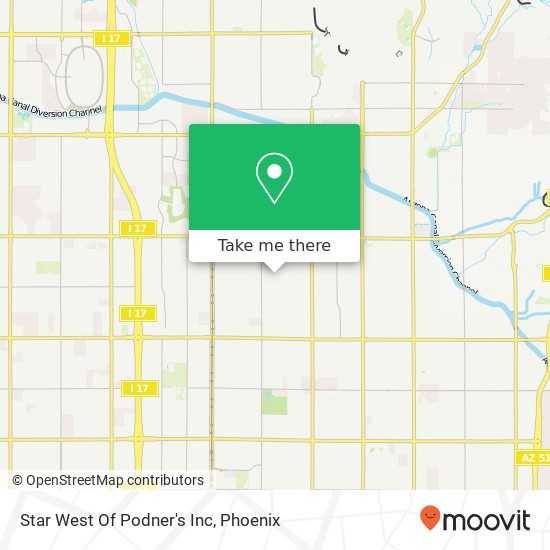 Mapa de Star West Of Podner's Inc