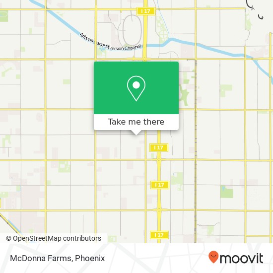 McDonna Farms map