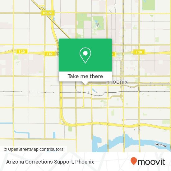 Arizona Corrections Support map