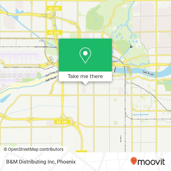 B&M Distributing Inc map