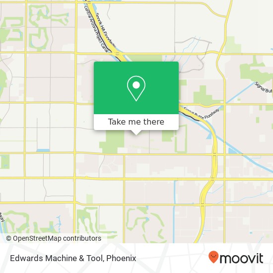Mapa de Edwards Machine & Tool