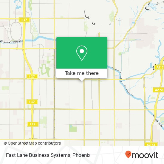 Mapa de Fast Lane Business Systems