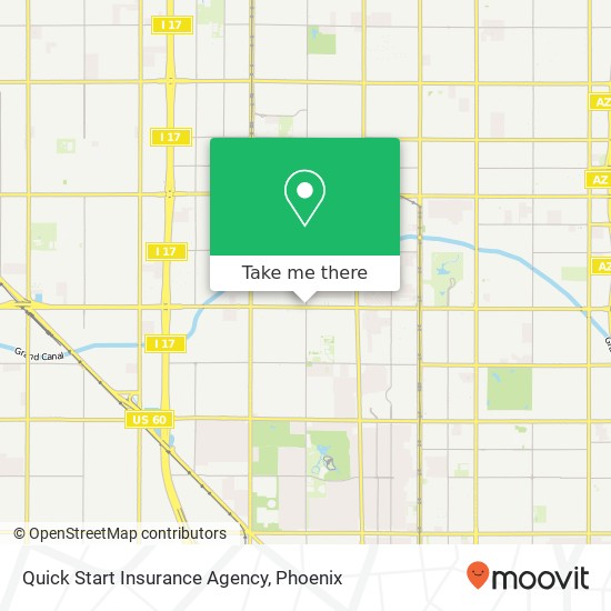 Mapa de Quick Start Insurance Agency