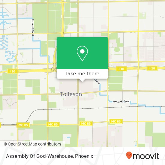 Assembly Of God-Warehouse map