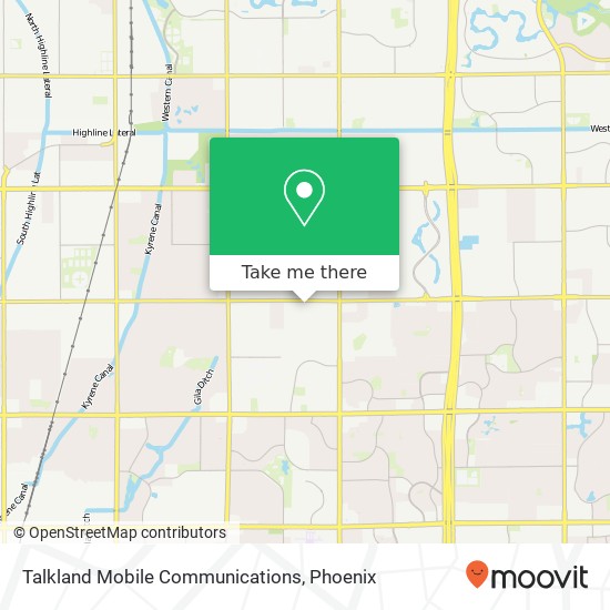 Mapa de Talkland Mobile Communications