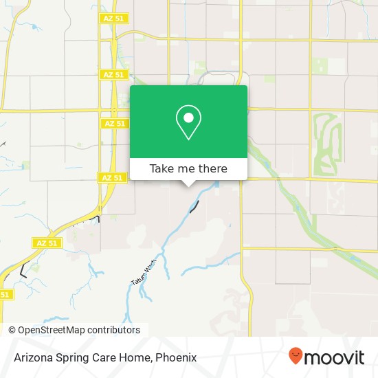 Mapa de Arizona Spring Care Home