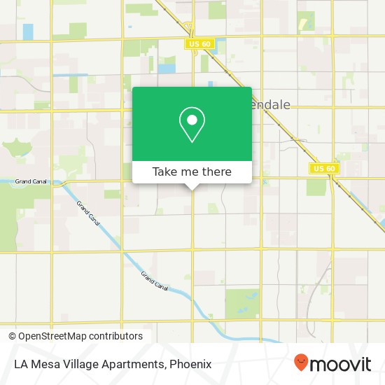 LA Mesa Village Apartments map