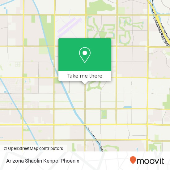 Arizona Shaolin Kenpo map