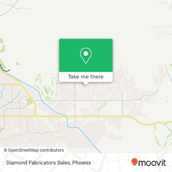 Diamond Fabricators Sales map