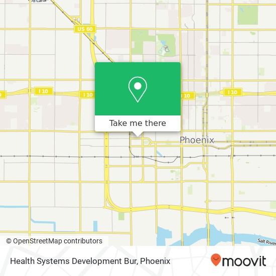 Health Systems Development Bur map