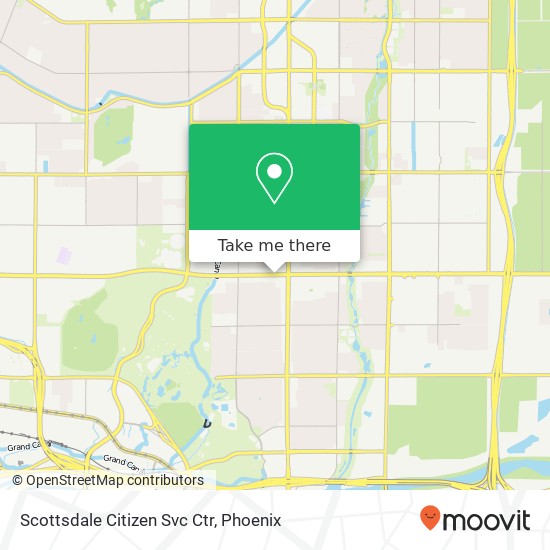 Scottsdale Citizen Svc Ctr map