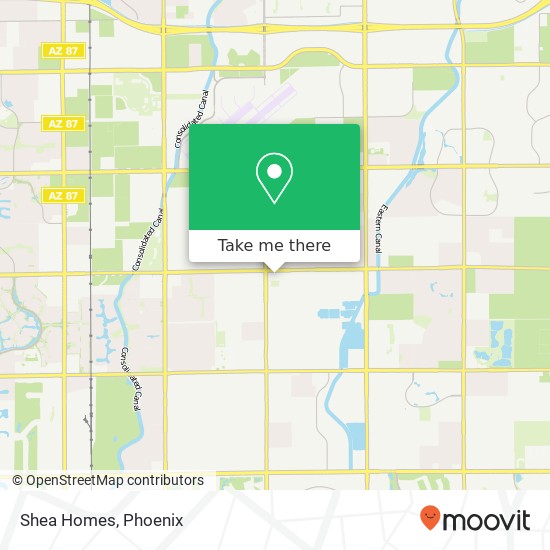 Shea Homes map