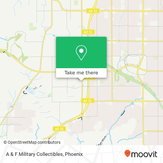 A & F Military Collectibles map