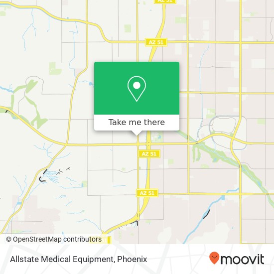 Allstate Medical Equipment map