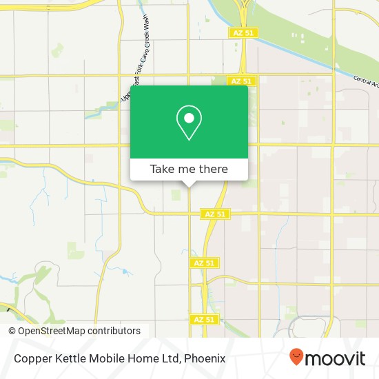 Copper Kettle Mobile Home Ltd map