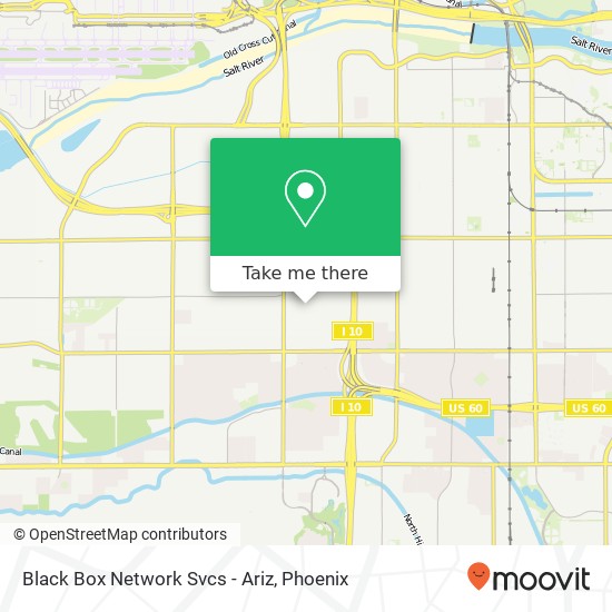 Black Box Network Svcs - Ariz map