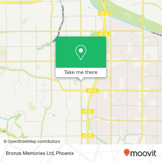 Mapa de Bronze Memories Ltd