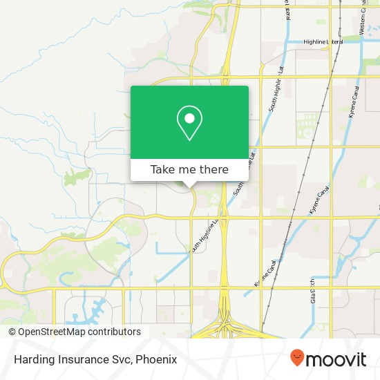 Harding Insurance Svc map