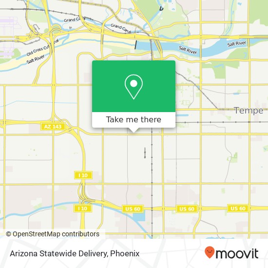 Arizona Statewide Delivery map