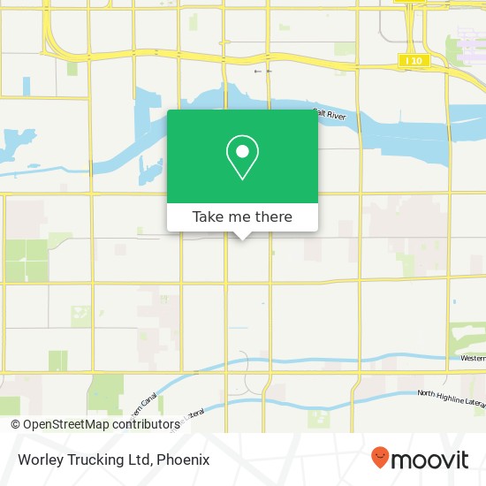 Worley Trucking Ltd map