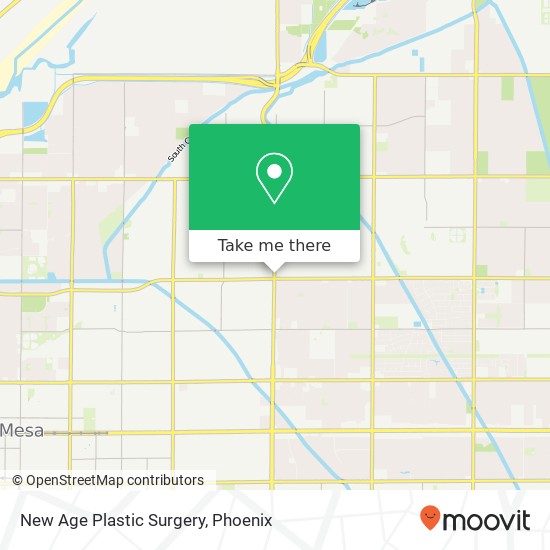 New Age Plastic Surgery map