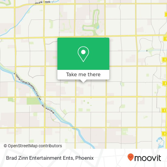 Mapa de Brad Zinn Entertainment Ents