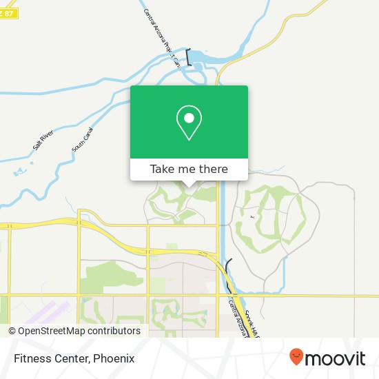 Mapa de Fitness Center