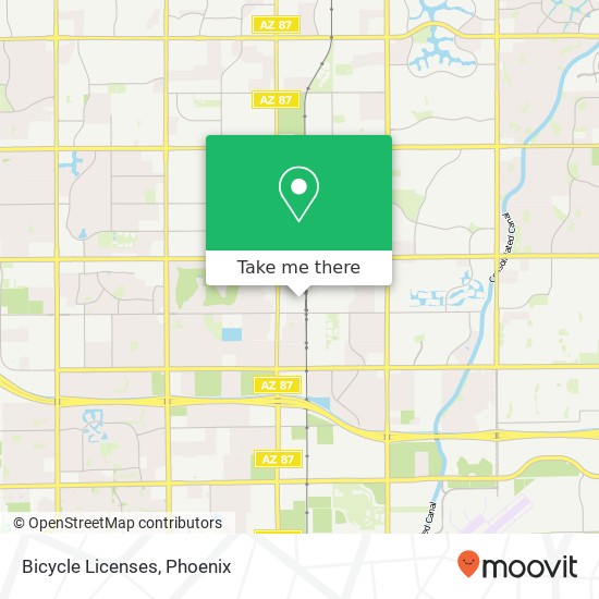 Mapa de Bicycle Licenses