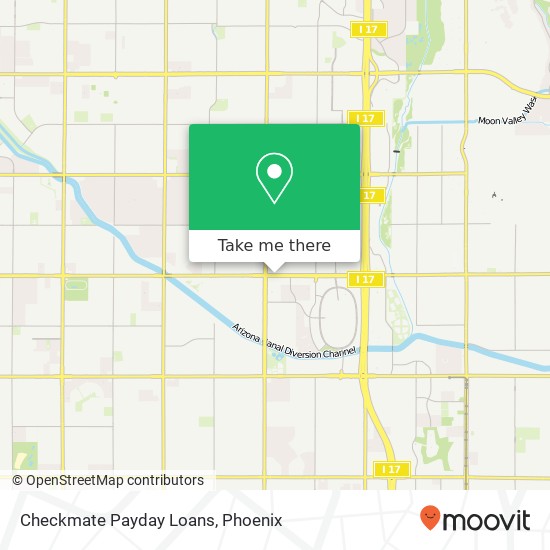 Checkmate Payday Loans map