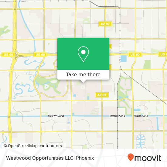 Westwood Opportunities LLC map