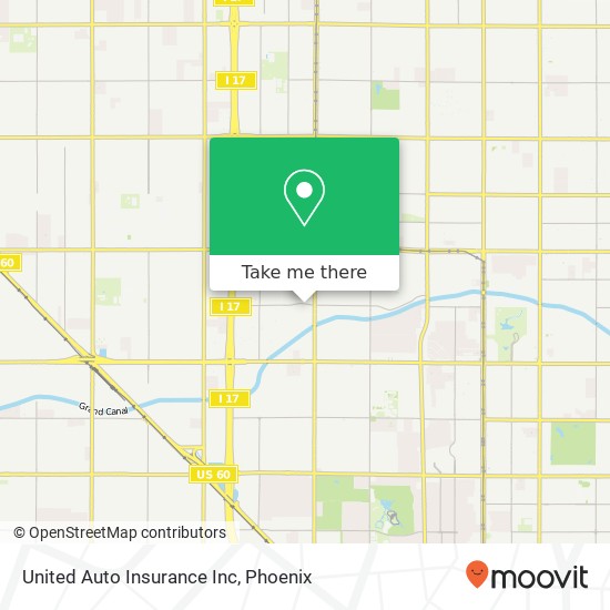 United Auto Insurance Inc map