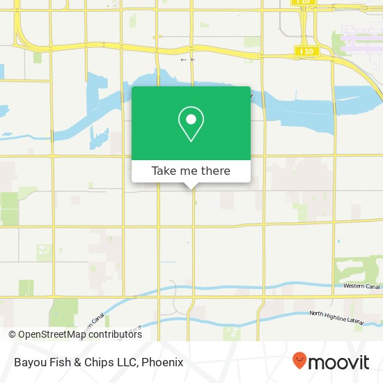 Mapa de Bayou Fish & Chips LLC