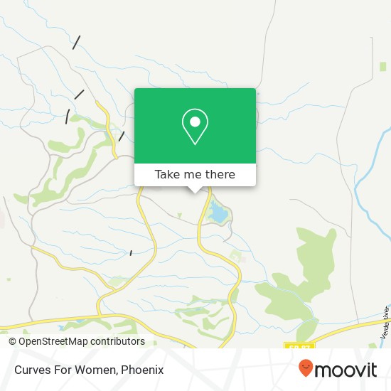 Curves For Women map