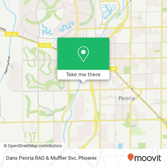 Dans Peoria RAD & Muffler Svc map